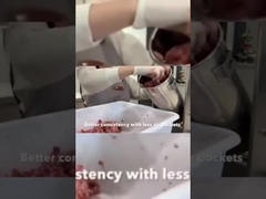 آلة سجق يدوية من الفولاذ المقاوم للصدأ تجارية بسعة 7 لتر